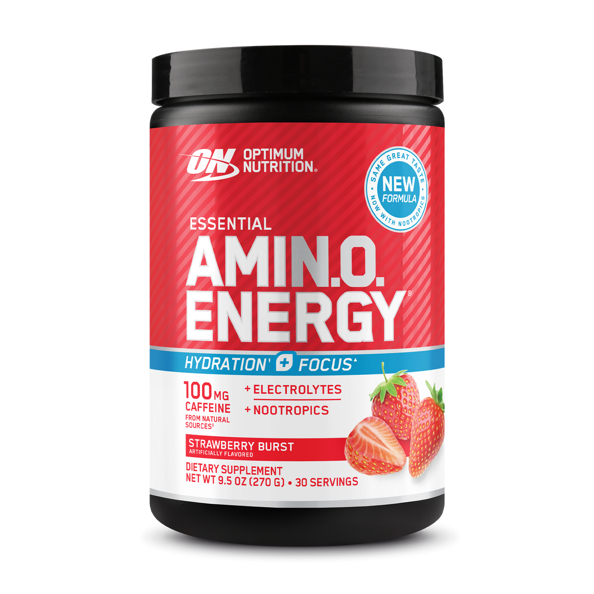 AMINO NRGY HYDRATION + F0KUS Sabor Strawberry Burst