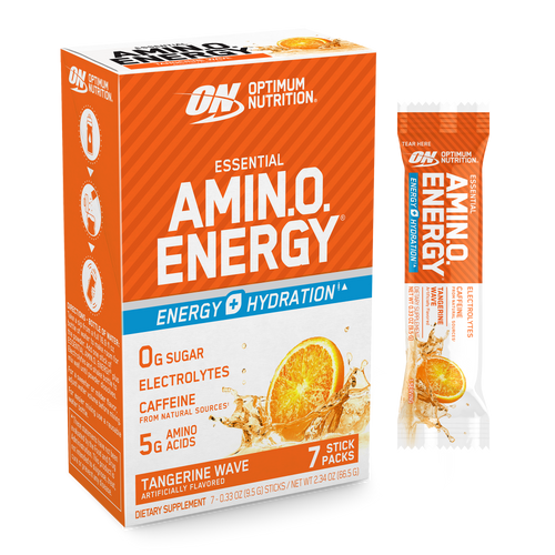 AMINO NRGY + Electrolitos Stick Packs Sabor Tangerine
