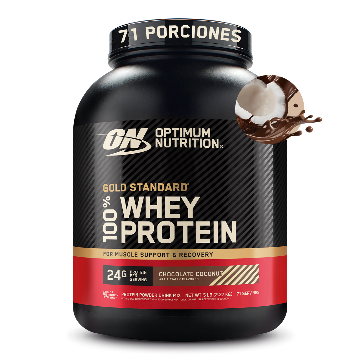 Gold Standard 100 % Whey Isolated Blend Sabor Chocolate Coconut