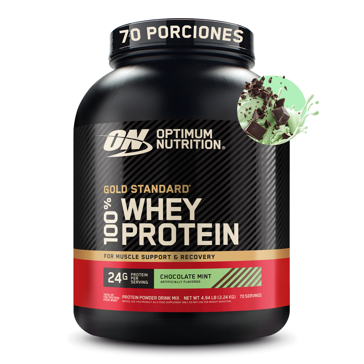 Gold Standard 100 % Whey Isolated Blend Sabor Chocolate Mint