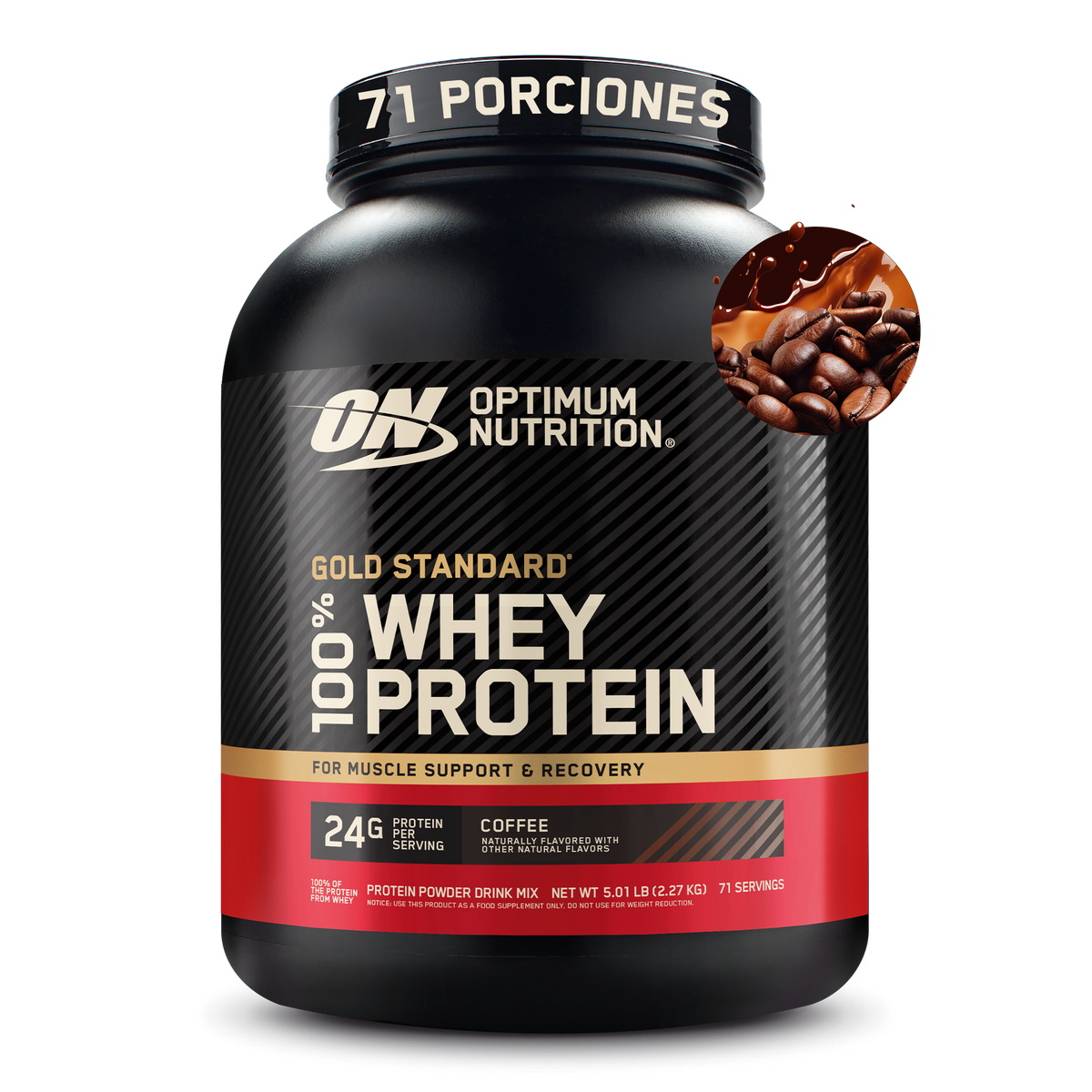 Gold Standard 100 % Whey Isolated Blend Sabor Café