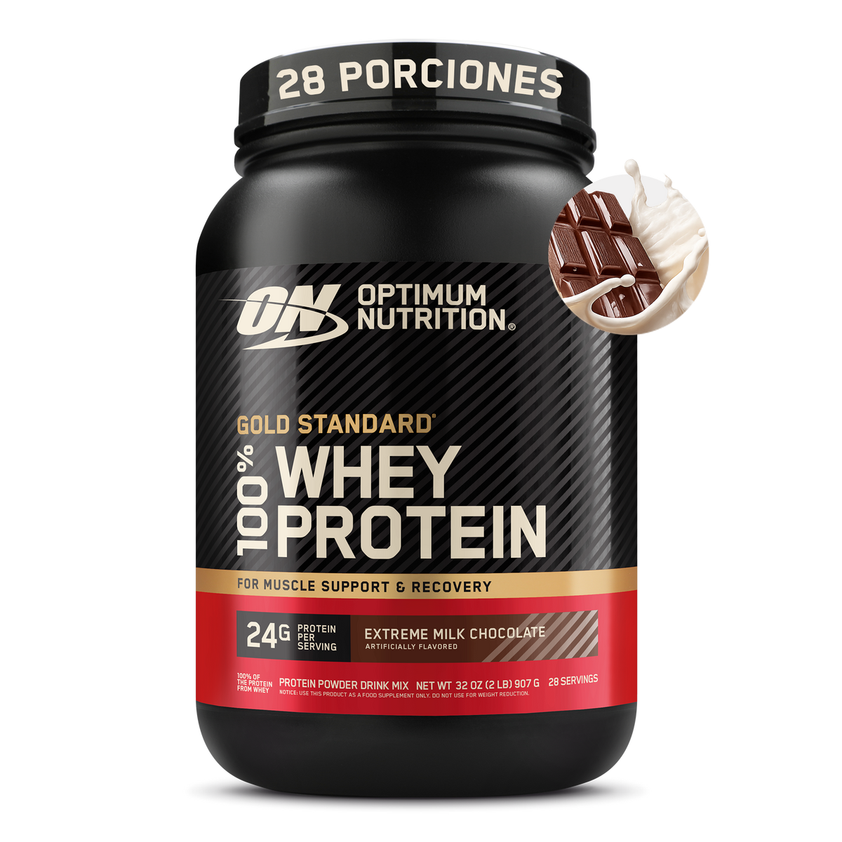 Gold Standard 100 % Whey Isolated Blend Sabor Extreme Milk Chocolate