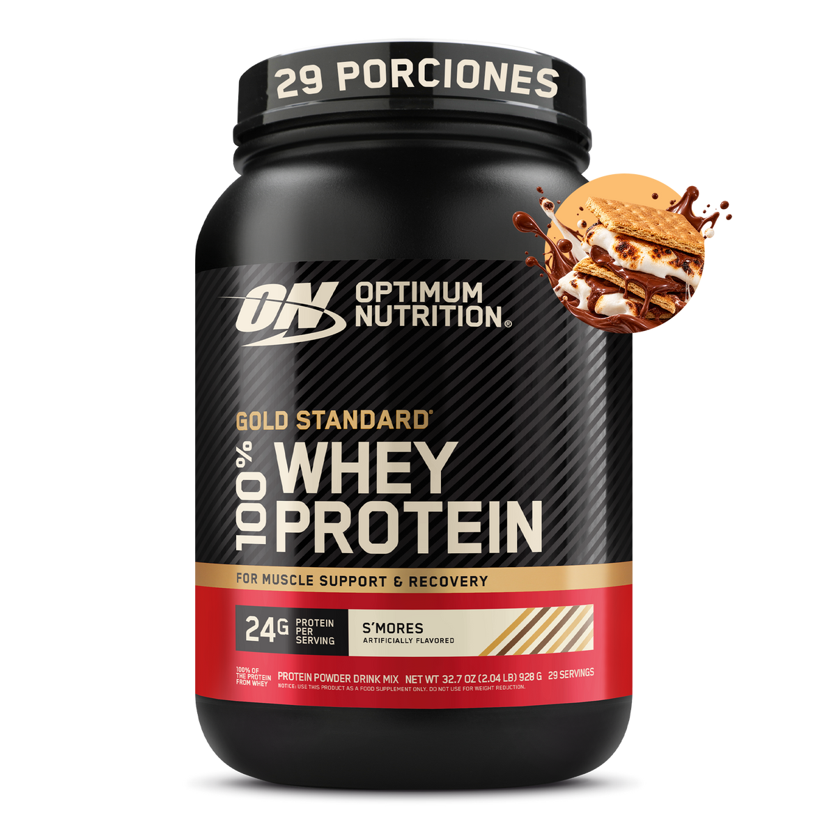 Gold Standard 100 % Whey Isolated Blend Sabor Smores