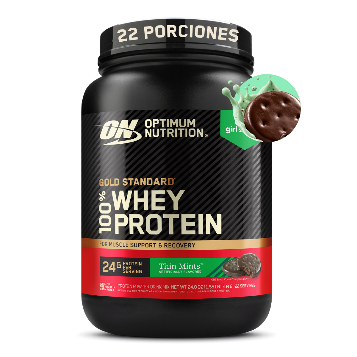 Gold Standard 100 % Whey Isolated Blend Sabor Thin Mints