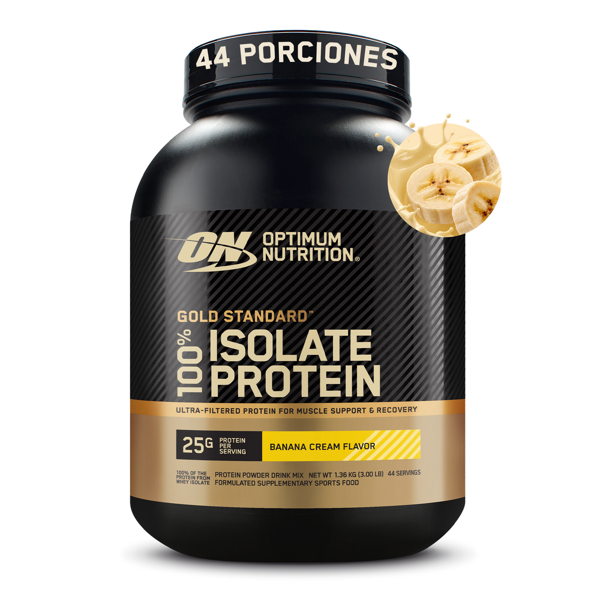 Gold Standard blend Proteína Aislada Hidrolizada 100% Sabor Banana Cream