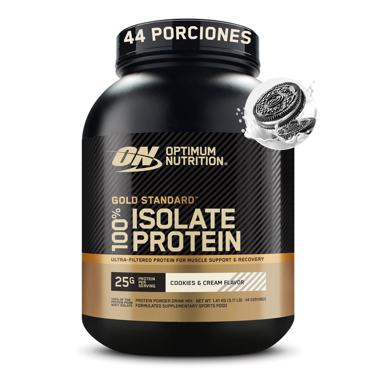 Gold Standard blend Proteína Aislada Hidrolizada 100% Sabor Cookies and Cream