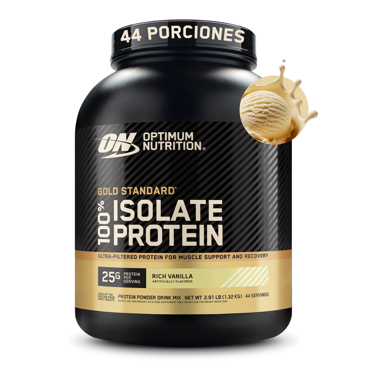 Gold Standard blend Proteína Aislada Hidrolizada 100% Sabor Rich Vanilla