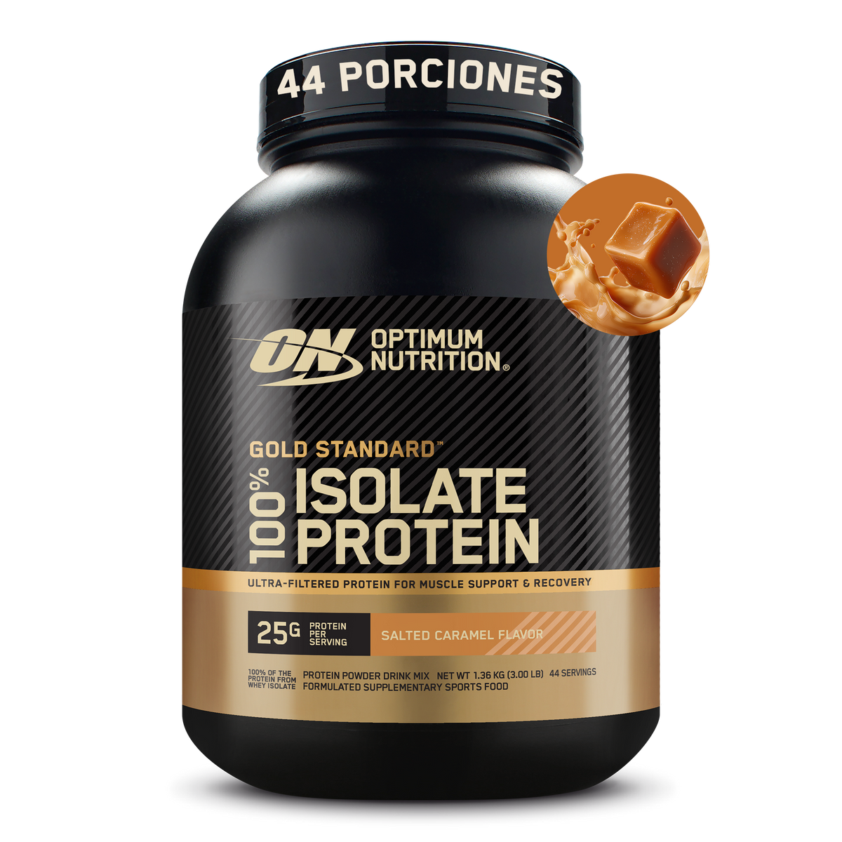 Gold Standard blend Proteína Aislada Hidrolizada 100% Sabor Salted Caramel
