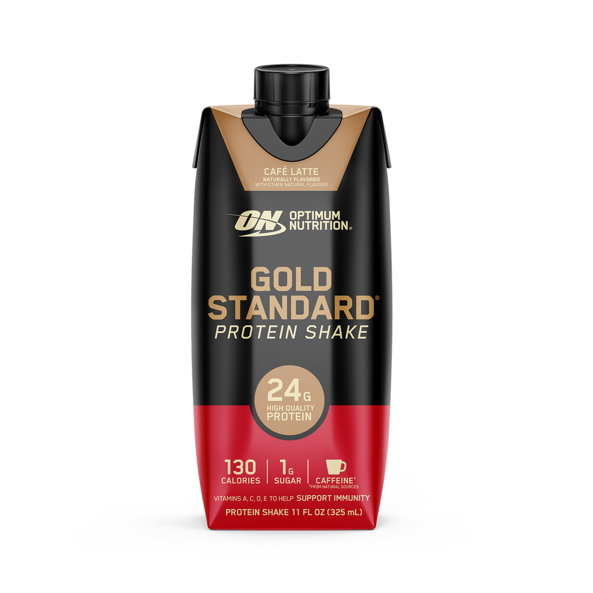 Gold Standard Isolated Blend Shake Listo para Beber, Sabor Cafe Latte, 4 envases
