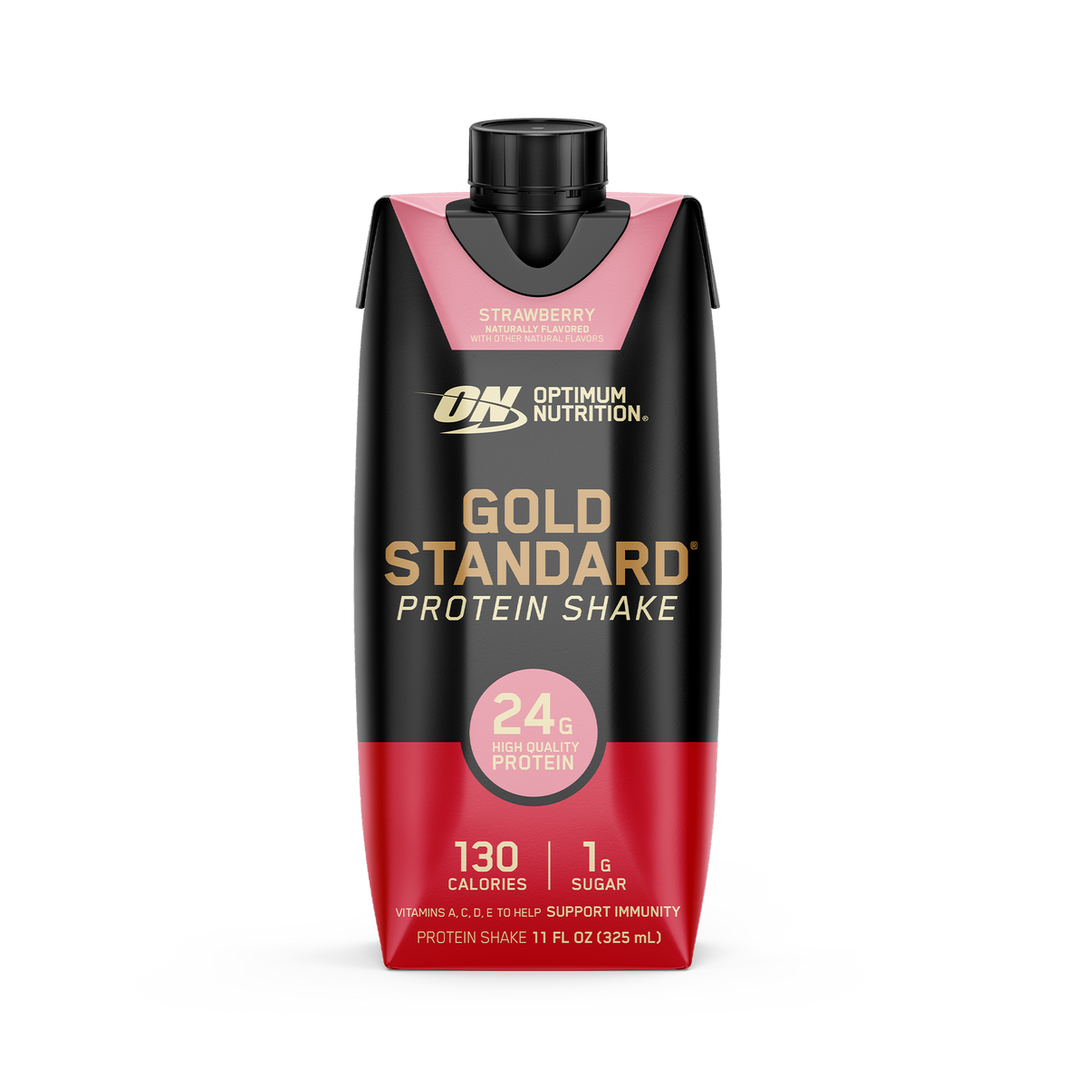 Gold Standard Isolated Blend Shake Listo para Beber, Sabor Strawberry, 4 envases