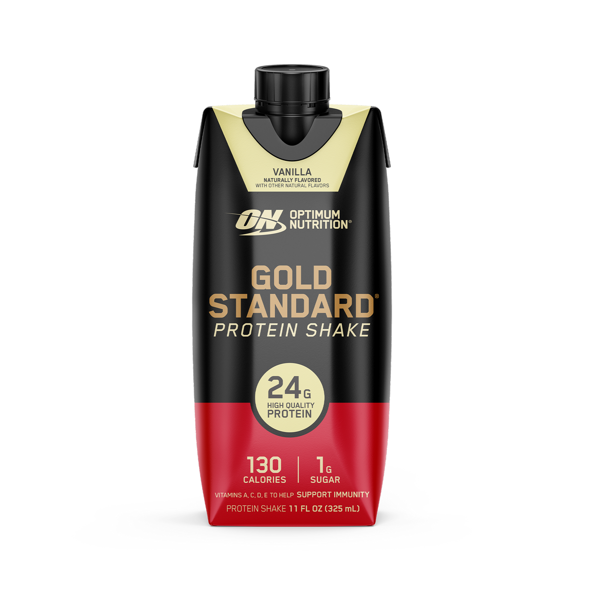 Gold Standard Isolated Blend Shake Listo para Beber, Sabor Vainilla, 4 envases