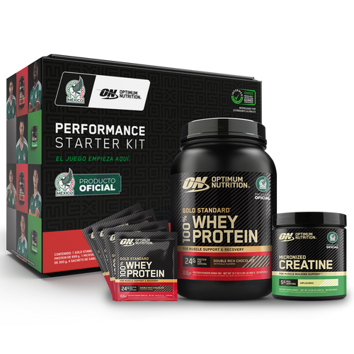 ON Starter Kit - Proteína ON Whey 2 lb chocolate + Creatina 300g + Sachet