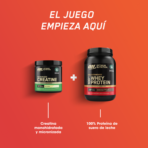 ON Starter Kit - Proteína ON Whey 2 lb chocolate + Creatina 300g + Sachet
