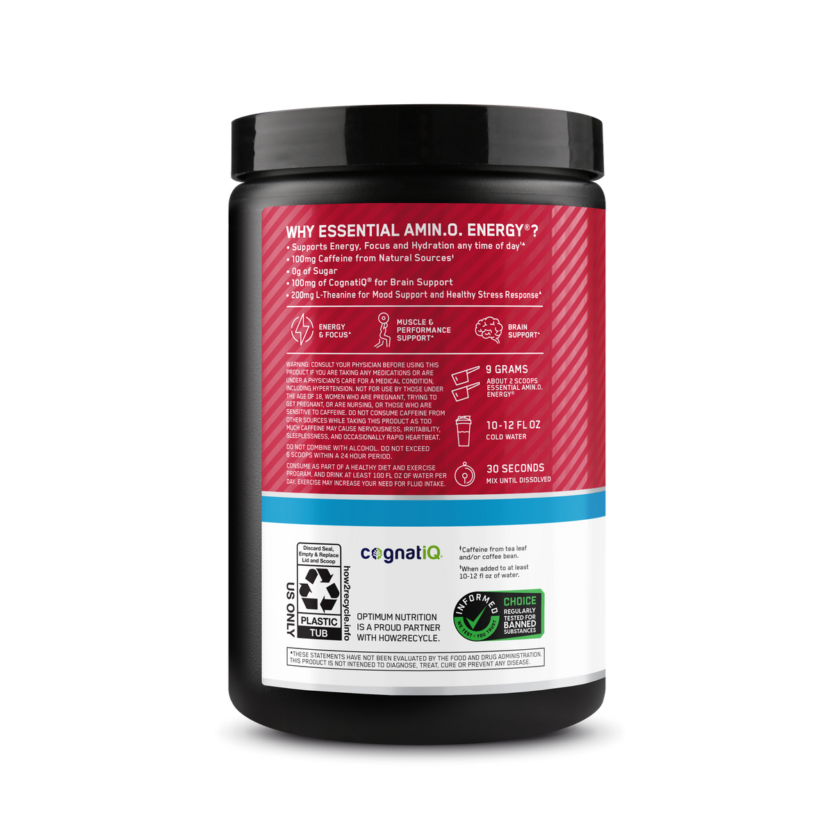 AMINO NRGY HYDRATION + F0KUS Sabor Punch Fruit