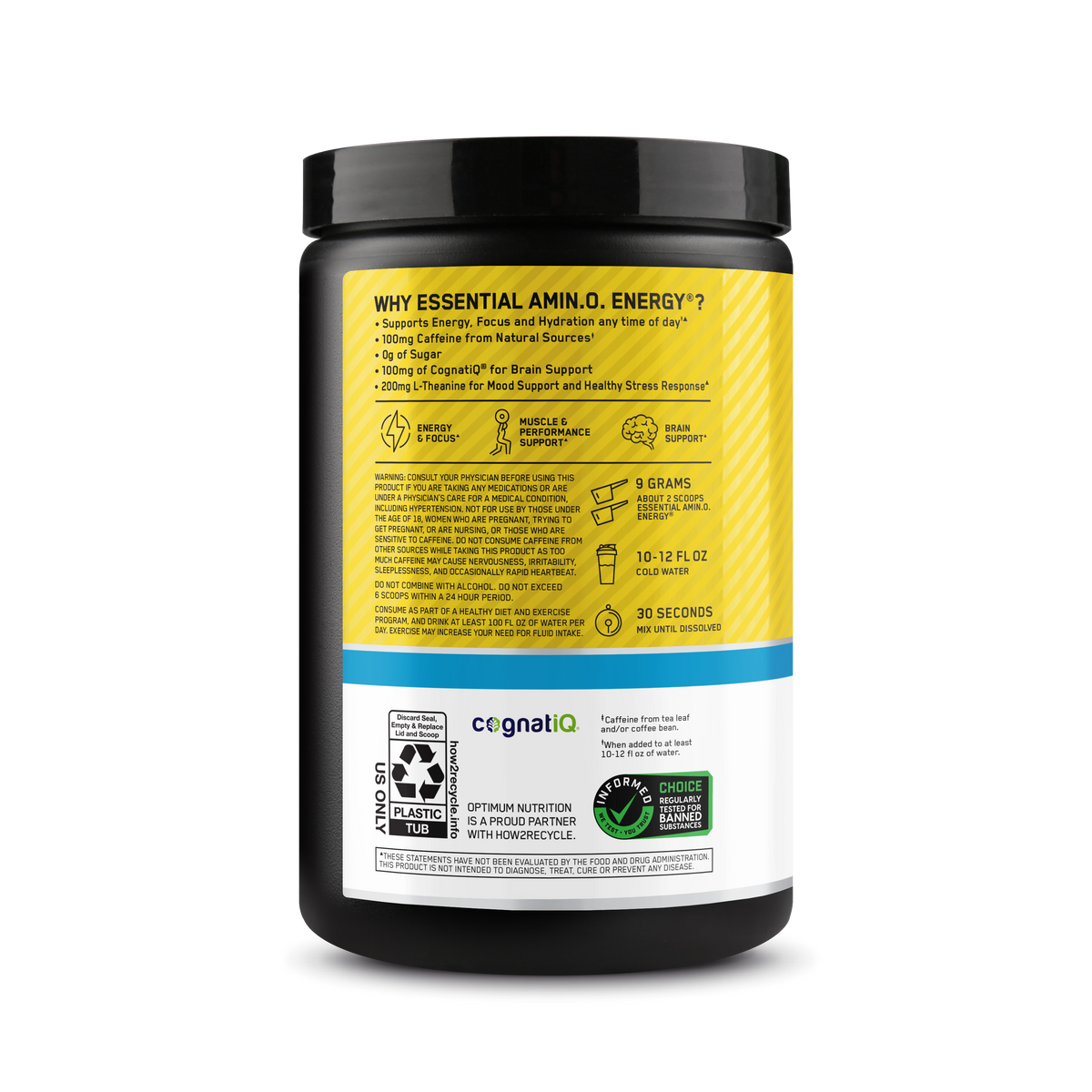 AMINO NRGY HYDRATION + F0KUS Sabor Pineapple