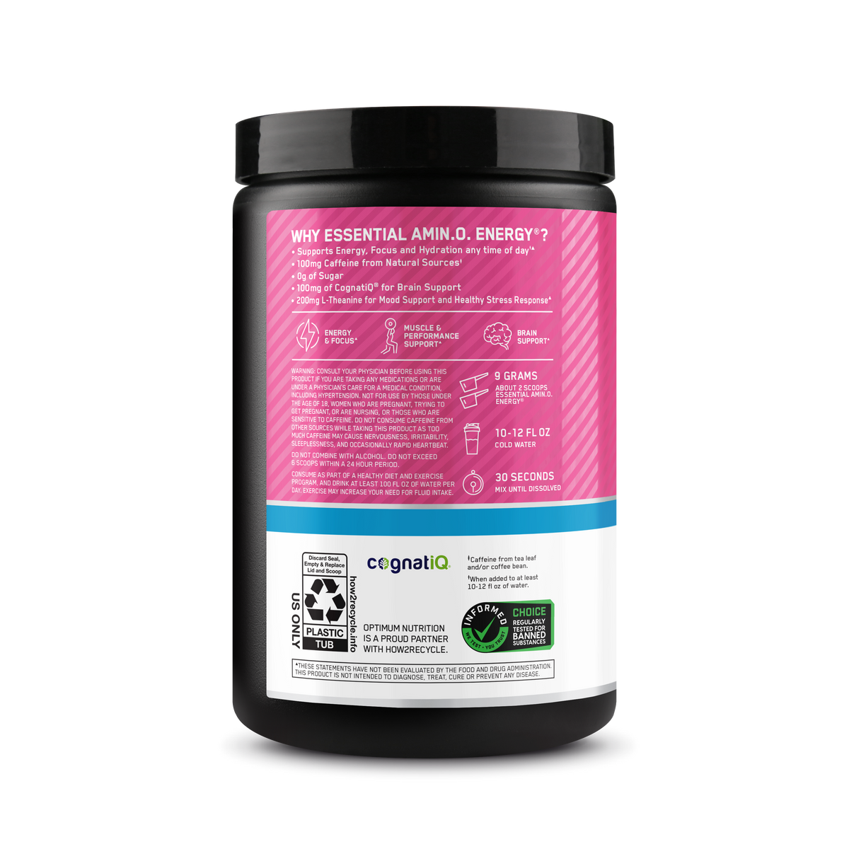 AMINO NRGY HYDRATION + F0KUS Sabor Watermelon Splash