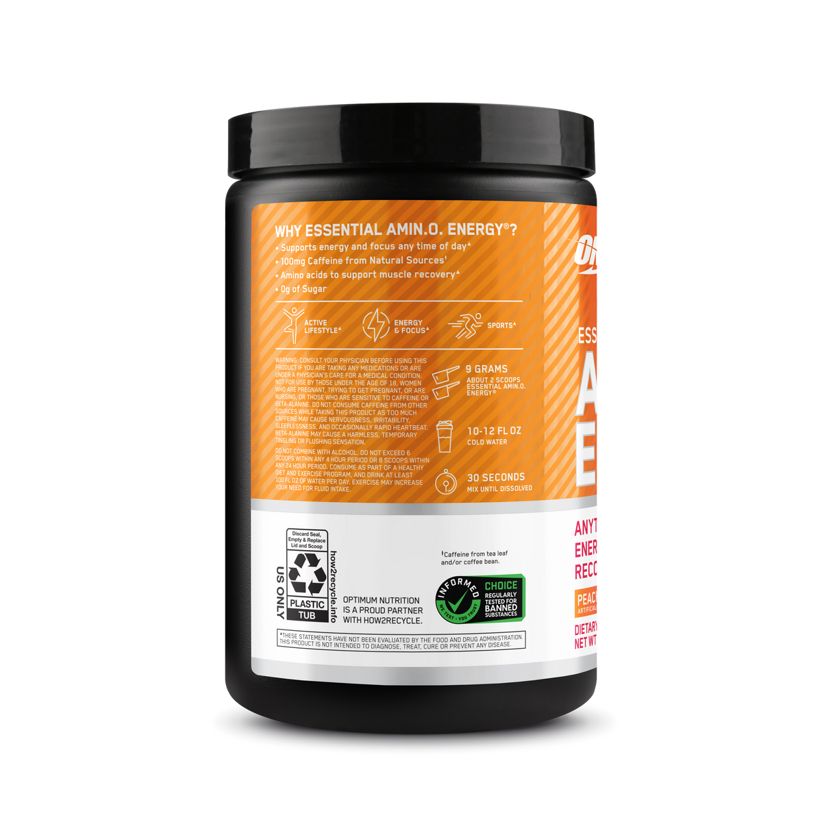 Essential AMINO NRGY Polvo Sabor Peach Mango