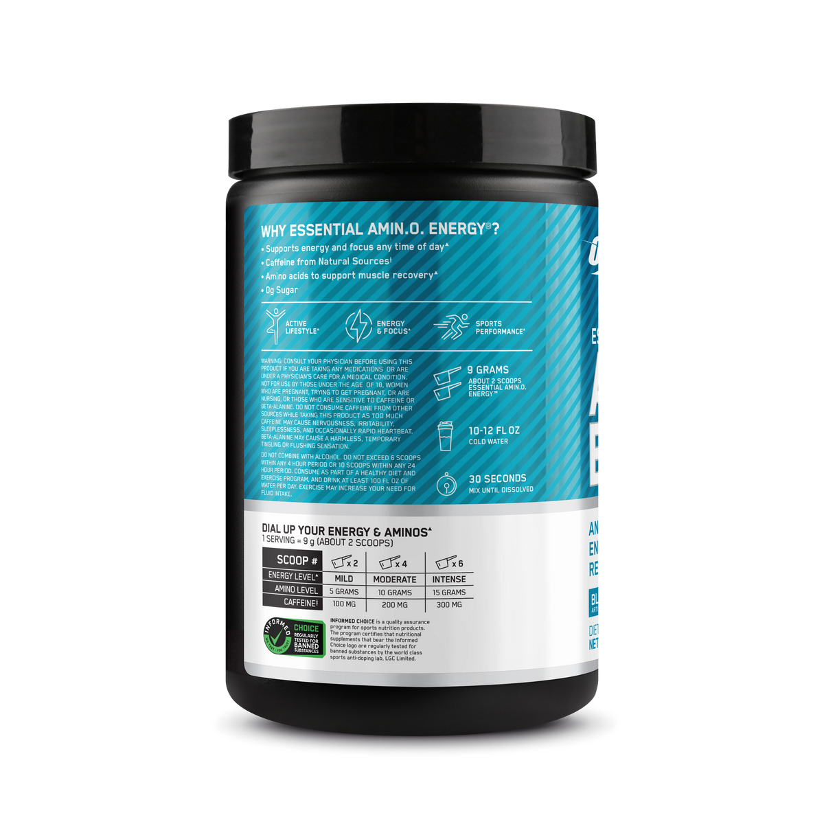 Essential AMINO NRGY Polvo Sabor Blueberry Mojito