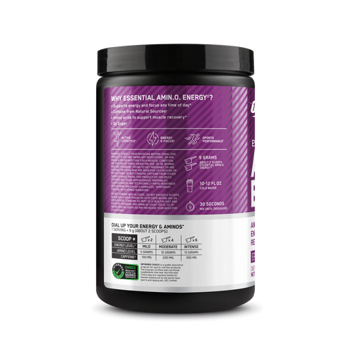 Essential AMINO NRGY Polvo Sabor Concord Grape