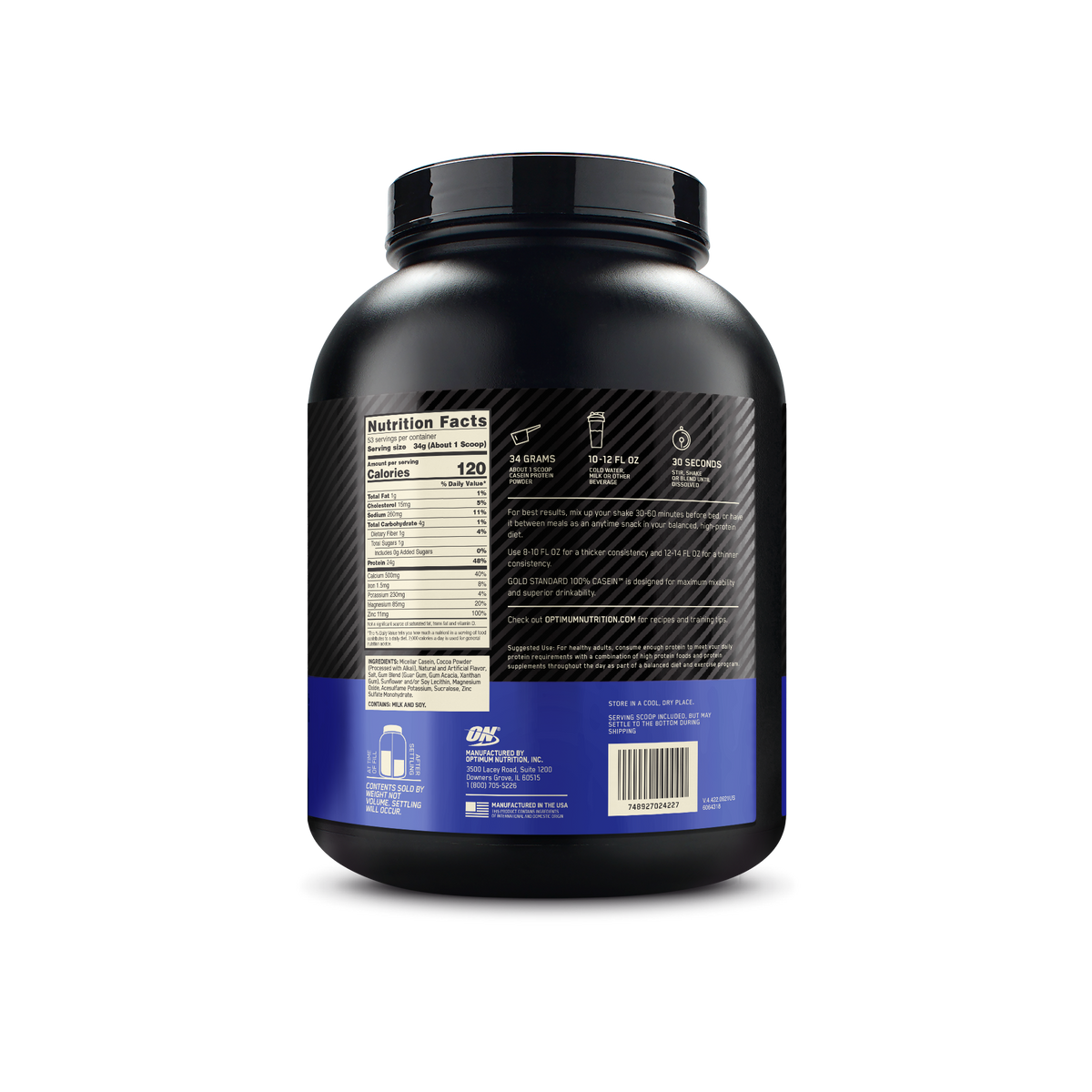 Gold Standard 100% Casein Chocolate Supreme