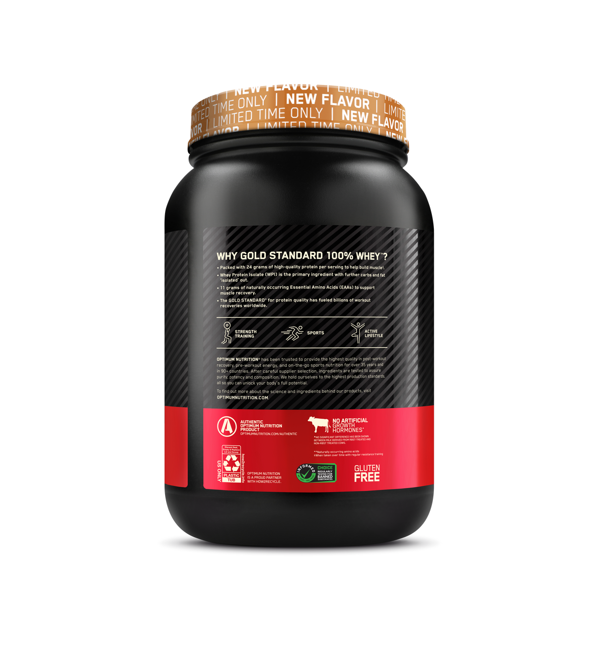 Gold Standard 100 % Whey Isolated Blend Sabor Cinnamon Roll