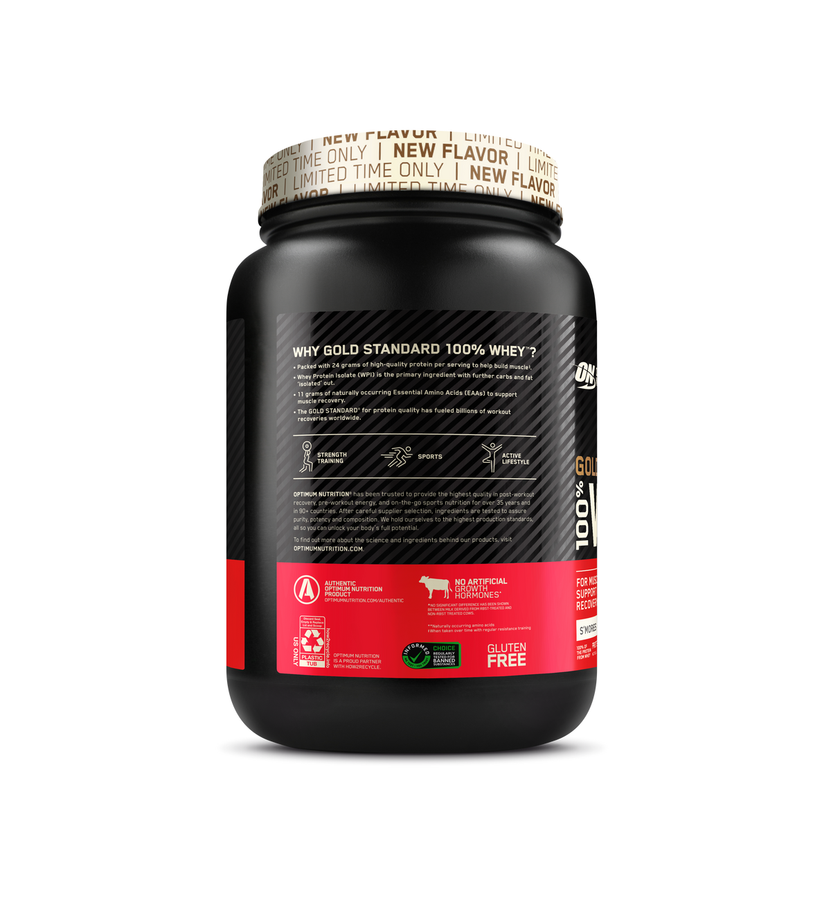 Gold Standard 100 % Whey Isolated Blend Sabor Smores
