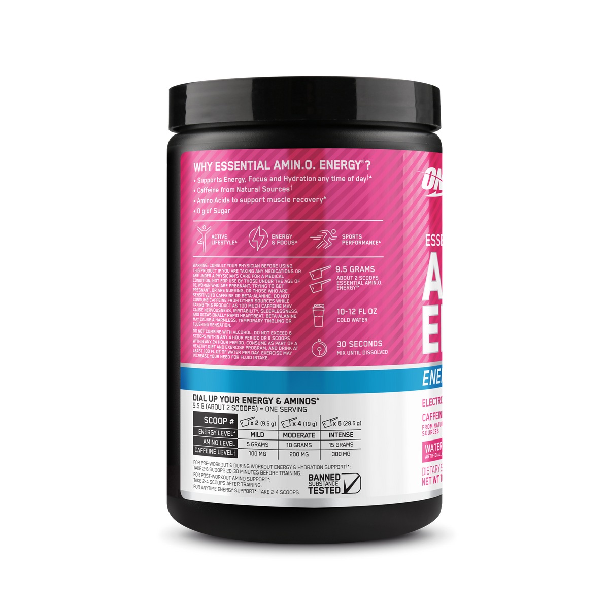 AMINO NRGY + Electrolitos Polvo Sabor Watermelon