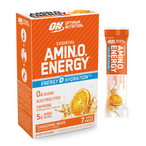 AMINO NRGY + Electrolitos Stick Packs Sabor Tangerine