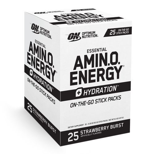 AMINO NRGY + Electrolitos Stick Packs Sabor Strawberry