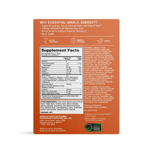 AMINO NRGY + Electrolitos Stick Packs Sabor Tangerine